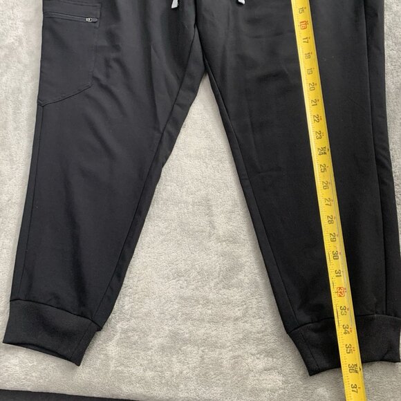 FIGS Scrub Pants Womens XXL Petite Zamora 2.0 Joggers Performance Medical Black - Picture 3 of 11